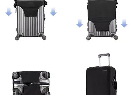 Trizand - Kofferhoes - Waterdichte Bescherming - Zwart - Flexibele Materialen - MBDeals.nl