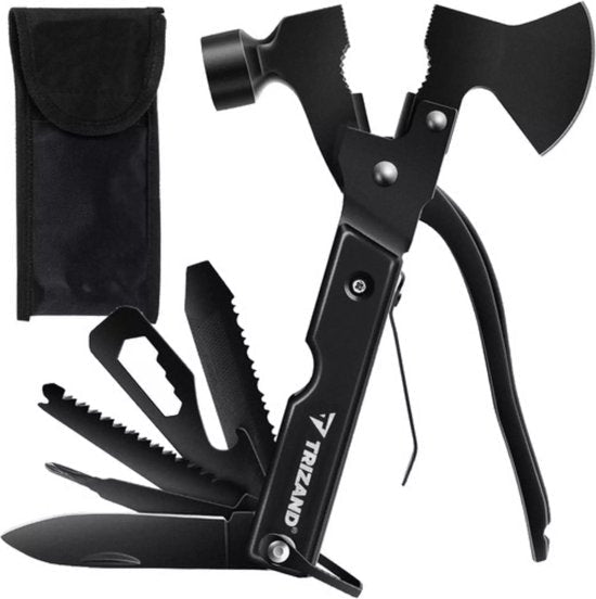 Trizand - Multitool - 17 Functies - Compact Formaat - Geschikt voor Outdoor - MBDeals.nl