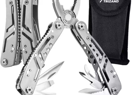 Trizand - Multitool Zakmes - 13 Functies - Inclusief Beschermhoes - RVS - MBDeals.nl
