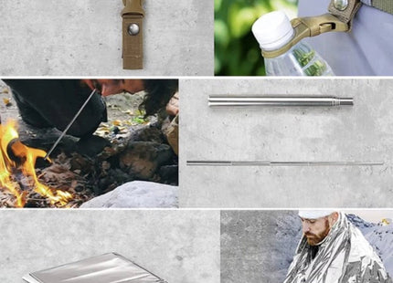 Trizand - Overlevingskit - Waterdicht - 32 - in - 1 Survivalpakket - 4 Stevige Grendels - MBDeals.nl