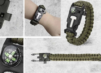 Trizand - Overlevingskit - Waterdicht - 32 - in - 1 Survivalpakket - 4 Stevige Grendels - MBDeals.nl
