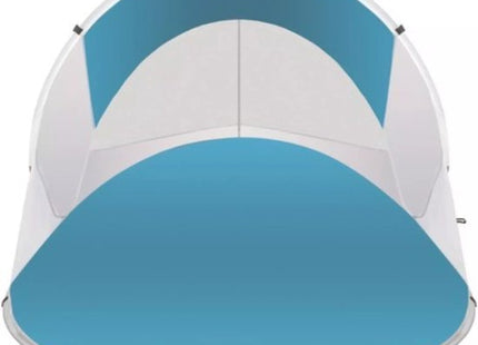 Trizand pop up strandtent met muggennet 190 x 120 x 90 cm turkoois-wit - foto 7