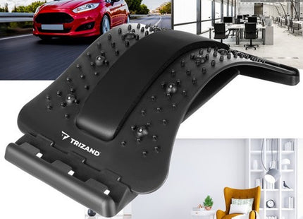 Trizand - Rugstretcher - Met Acupressuurmassage - 3 Niveaus van Stretching - ABS en PP - schuim - MBDeals.nl