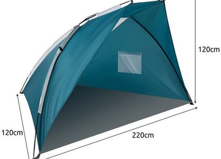 Trizand strandtent met windscherm blauw 220 x 120 x 120 cm - foto 6