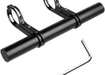 Trizand - Stuurverlenger voor Fietsen en Scooters - Voegt 20 Cm Toe - Aluminium/Kunststof - Inclusief 2 Bevestigingsbeugels - MBDeals.nl