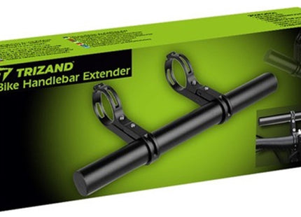 Trizand - Stuurverlenger voor Fietsen en Scooters - Voegt 20 Cm Toe - Aluminium/Kunststof - Inclusief 2 Bevestigingsbeugels - MBDeals.nl