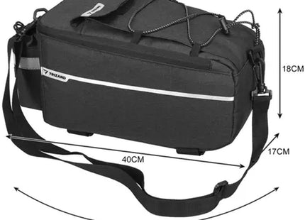 Trizand - Thermische Fietstas - Met Fleshouder - 40 X 18 X 17 Cm - Verstelbare Schouderriem - MBDeals.nl