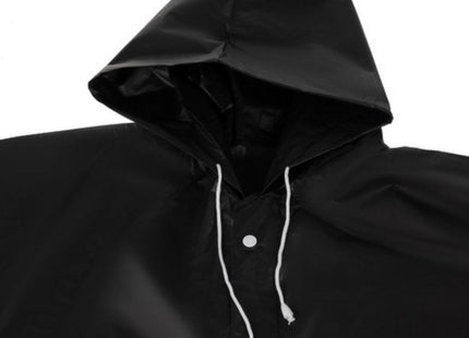 Trizand - Unisex Regenjas - One Size - Met Capuchon - Verstelbare Koordjes - MBDeals.nl