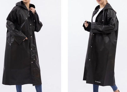 Trizand - Unisex Regenjas - One Size - Met Capuchon - Verstelbare Koordjes - MBDeals.nl