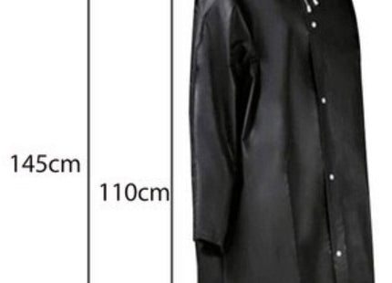 Trizand - Unisex Regenjas - One Size - Met Capuchon - Verstelbare Koordjes - MBDeals.nl