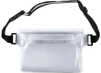 Trizand - Waterdichte Schoudertas - Viervoudig Sluitingssysteem - Semi - Transparant PVC - Capaciteit 100 Ml - MBDeals.nl