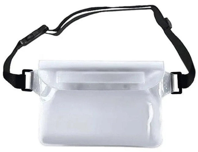 Trizand - Waterdichte Schoudertas - Viervoudig Sluitingssysteem - Semi - Transparant PVC - Capaciteit 100 Ml - MBDeals.nl