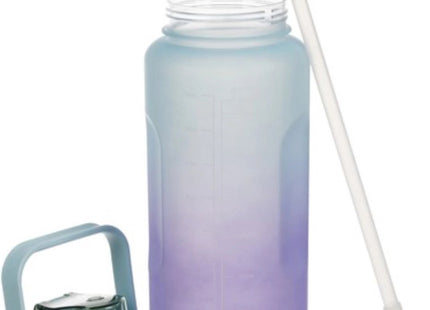 Trizand - Waterfles - 2 Liter Inhoud - 30 X 10 Cm Afmeting - Maatverdeling in Milliliters en Ounces - MBDeals.nl