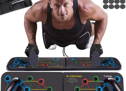 Trizand - Xtrobb Fitness Board 16 - in - 1 - Ultieme Bovenlichaam Training - Kleurgecodeerd - Push - up Handvatten - MBDeals.nl