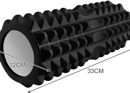 Trizand - Yoga Roller - 100% Waterdicht en Glad - Zwart - Ideaal voor Spierontspanning en Zelfmassage - MBDeals.nl