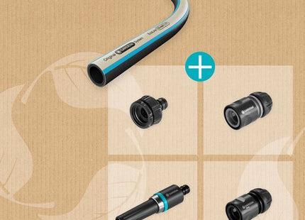 Tuinslang set 20 m, 13 mm (1/2 inch) met spuit, waterstop en koppelingen - foto 7