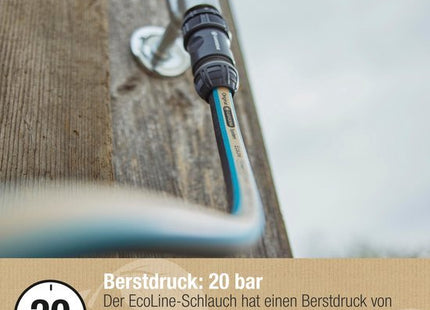 Tuinslang set 20 m, 13 mm (1/2 inch) met spuit, waterstop en koppelingen - foto 9