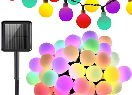 Tuinverlichting op zonne-energie, lichtsnoer 4,5 m met 20 veelkleurige leds