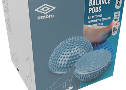 Umbro - Evenwichtsbal - 2 Stuks - Draaggewicht 150 KG - ⌀ 16 x 8 CM - MBDeals.nl