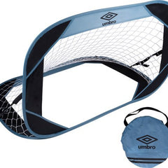 Umbro - Pop - up Voetbaldoel - 110x78x78 cm - Inclusief reistas - Blauw/Zwart - MBDeals.nl