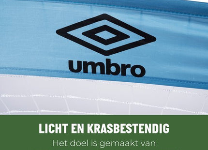 Umbro - Pop - up Voetbaldoel - 110x78x78 cm - Inclusief reistas - Blauw/Zwart - MBDeals.nl