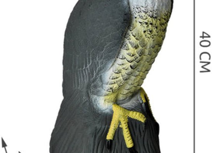Valk vogelverschrikker 40 cm hoog, realistisch en vulbaar met zand - foto 7