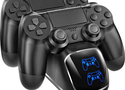 VERK GROUP - Dubbel Dock Lader voor PS4 Controllers - Laadstation PS4 - Oplaadtijd 2 - 3 uur - 120 cm Kabel - MBDeals.nl