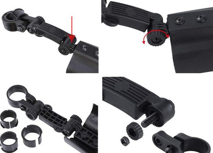 VERK GROUP – Fiets Spatbordenset – Voor - en Achterwiel – Geschikt voor Wielmaat 24 - 28 – 30 cm Voorzijde – 39 cm Achterzijde - MBDeals.nl