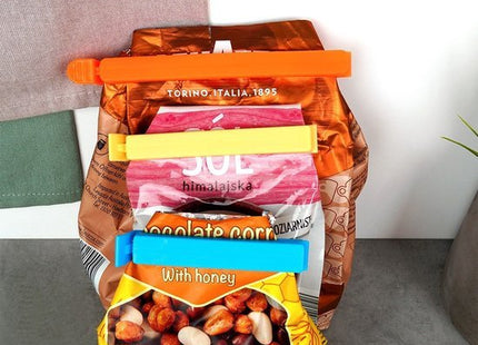 Vilde afsluitclips set van 32 in 4 maten, zaksluiters in 5 kleuren - MBDeals.nl