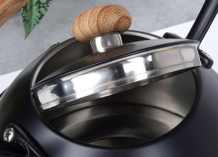 Vilde - Fluitketel - 2,5L Inhoud - Geschikt voor Alle Kookplaten - Inclusief Kantelbare Fluit - MBDeals.nl