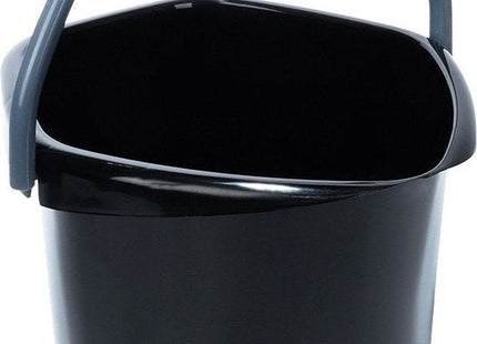 Vilde huishoudemmer 10 liter zwart met handgreep en schenktuit - foto 6