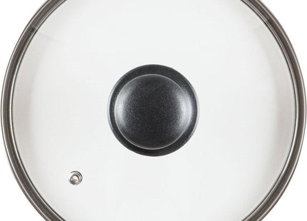 Vilde - Pan Deksel - Glas - 20cm Diameter - Bestand Tegen +200°C Hitte - MBDeals.nl