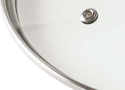 Vilde pannendeksel 22 cm van glas met stoomopening en roestvrijstalen rand - foto 10