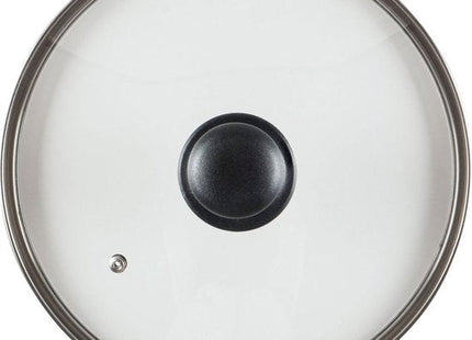 Vilde pannendeksel 24 cm van glas met stoomopening en roestvrijstalen rand - foto 3