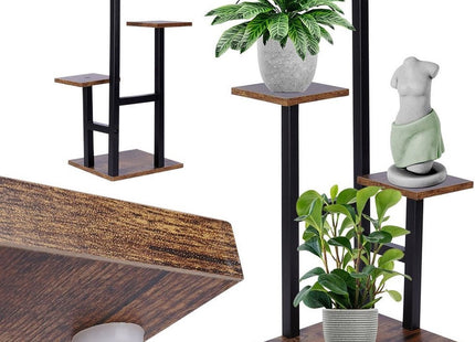 Vilde - Plantenstandaard - 4 Niveaus - Stabiel - Industriële Stijl - MBDeals.nl