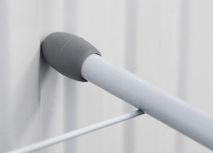 Vilde wasrek voor radiator inklapbaar wit metaal 55 x 50,5 cm - MBDeals.nl