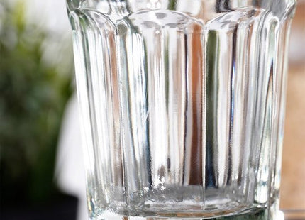 Vilde waterglas 360 ml set van 6 heldere vaatwasserbestendige glazen - MBDeals.nl