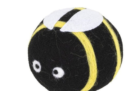 Wasdrogerballen van wol in bijenvorm, 3 stuks, voor zachtere was - MBDeals.nl