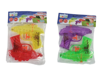 Waterpistool - Set van 2 - 11,5 x 9 x 2,5 cm - Kunststof - MBDeals.nl