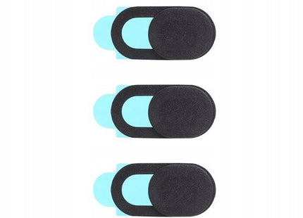 Webcam cover schuifbaar, 3 stuks zwart voor laptop, tablet en telefoon - MBDeals.nl