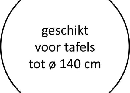 Wicotex - Tafelzeil Rond - Tafelkleed - Blockies Patroon - Waterdicht - Duurzaam PVC - MBDeals.nl