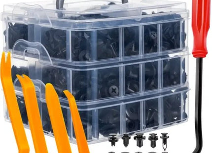 Xtrobb - Auto Clips Set - 620 Stuks - Universeel - Met Verwijdertools - MBDeals.nl