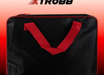 Xtrobb - Auto Detailing Set - Complete 19 - Delige Set - Inclusief Opberg Etui - Zwart / Rood - MBDeals.nl