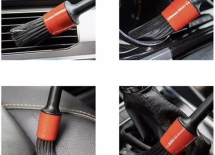 XTROBB - Detailing Borstels - Set van 5 - 2 Cm tot 4 Cm Borstels - Inclusief Microvezeldoek - MBDeals.nl