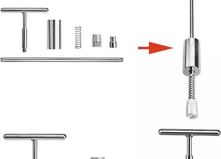 XTROBB - Professionele Uitdeukset - 49x12 Cm - Met Inerte Hamer - Inclusief 18 Adapters - MBDeals.nl