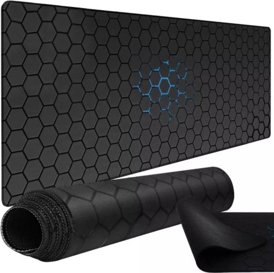 XXL gaming muismat 90 x 40 cm waterbestendig met antislip onderkant - MBDeals.nl