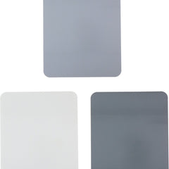 Alpina - 3x Snijplank - Set - Antislip - Flexibel - Vaatwasserbestendig - 29x38cm - Grijs/ Wit - MBDeals.nl