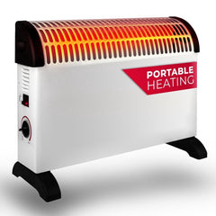 Alpina - Convectorkachel - 1500W - Op Voeten - Aanpasbare thermostaat - Wit - MBDeals.nl