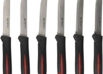 Alpina - steakmessen - 22.8 cm - 6 stuks - vleesmessen - vleesmes - MBDeals.nl