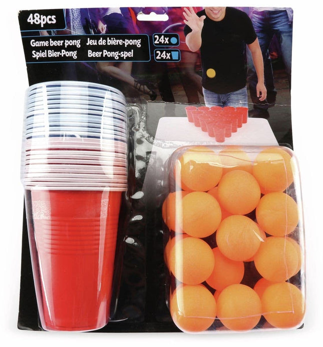 Beer Pong Starterset - 48 delig - MBDeals.nl